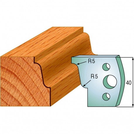 Profiilterad, paar HL 40x4 mm