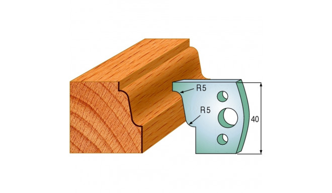 Profiilterad, paar HL 40x4 mm