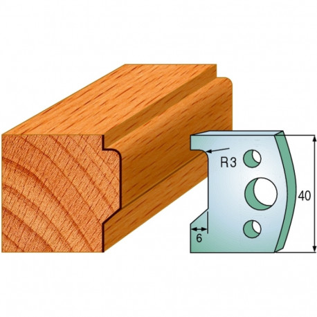 Profiilterad, paar HL 40x4 mm