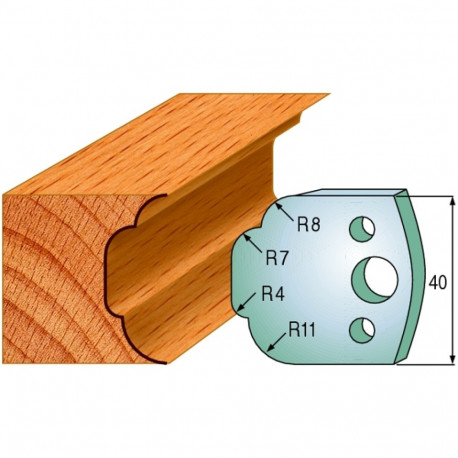 Profiilterad, paar HL 40x4 mm