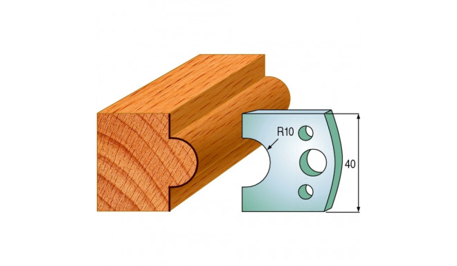 Profiilterad, paar HL 40x4 mm