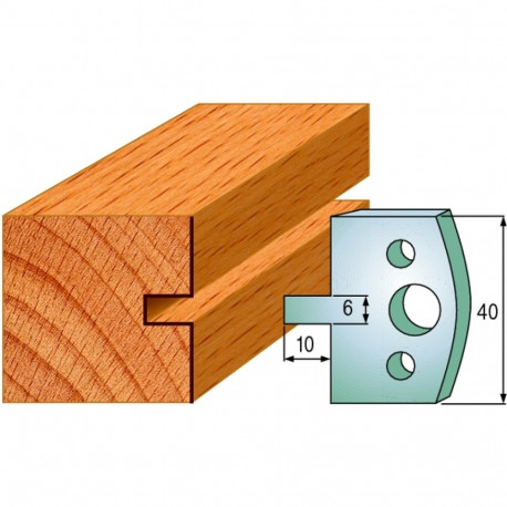 Profiilterad, paar HL 40x4 mm