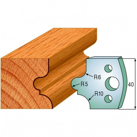 Profiilterad, paar HL 40x4 mm