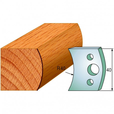 Profiilterad, paar HL 40x4 mm