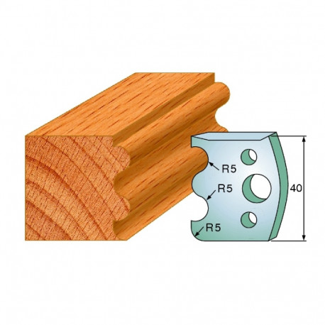 Profiilterad, paar HL 40x4 mm