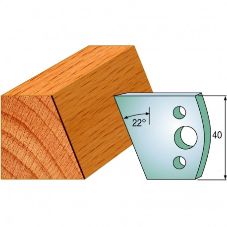 Profiilterad, paar HL 40x4 mm