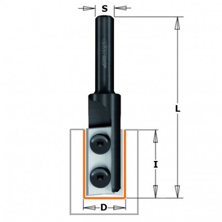 Otsfrees, vahet.teradega Z2 S=12 D=16x29.5 RH