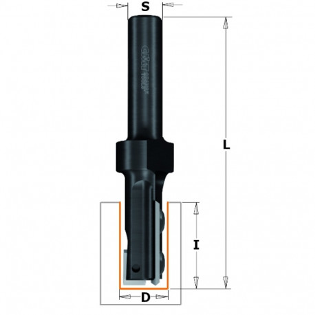 Otsfrees, vahet.teradega Z1+1S=8 D=16x29.5 RH