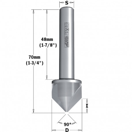 Versengipuur HM 90° Z3 S=10 D=19.5x9x70 RH