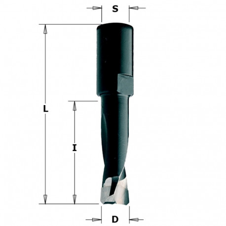 HWM ROUTER BIT FOR DOMINO®-FESTOOL® MACHINES Z2 S=M8X1 D=10X70X90 RH