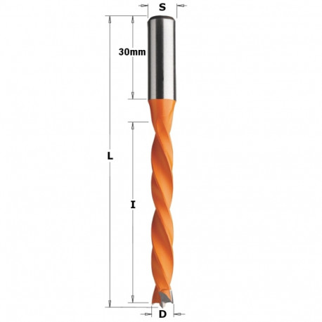 HW DOWEL DRILL S=10X30 D=7X65X105 LH