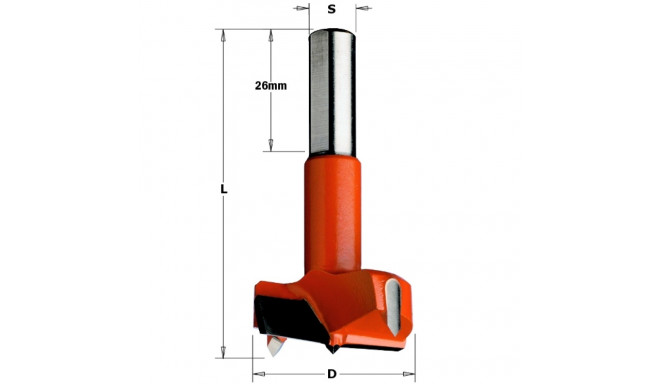 Hingepuur Xtreme HM D=25x70 S=10x25 RH