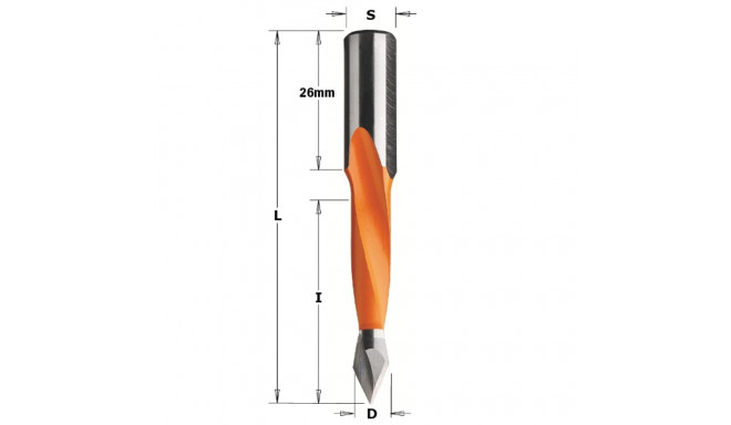 THROUGH HOLE DOWEL DR. HW D= 8X44X77 S=10X26 RH