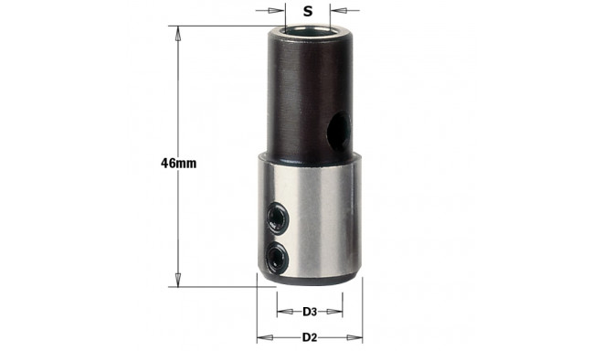 ADAPTOR S=M10X1.5 D=10 LH