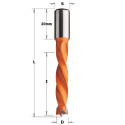 DOWEL DRILL HW D= 6,35X43X70 S=10X20 RH