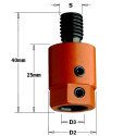 ADAPTOR S=M10 D=8 RH