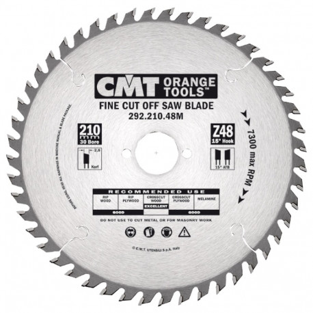 FINE CUT SAW BLADE 235X48X2,8 F=25 15ATB