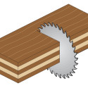 PORTABLE SAWBLADE 165X2.6/1.6X30 Z40 15ATB