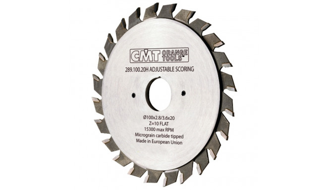 ADJUSTABLE SCORING BLADE 80X2.8 - 3.6X20 Z20