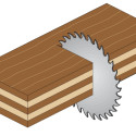 RIPPING-CROSSCUT SAW BLADE 260X2.8/1.8X30 Z=48 10ATB