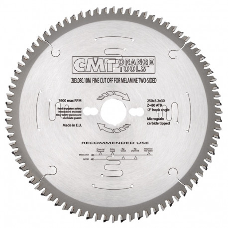 Saeketas D=350x3.5x30 Z=108 40°HiATB 5°pos