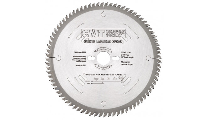 HW SAWBLADE W/ TRAPEZOIDAL TEETH 225X2.6/1.8X30 Z64 4° TCG