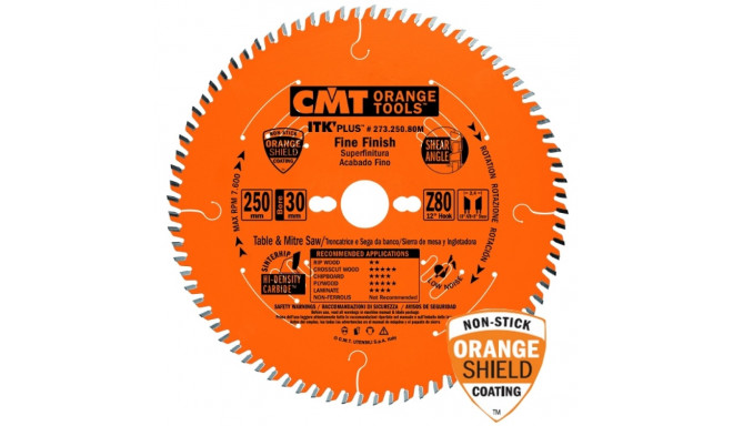 ITK PLUS FINE FINISH SAW BLADE HW 216X1.8X30 Z=64 ATB+S -5°
