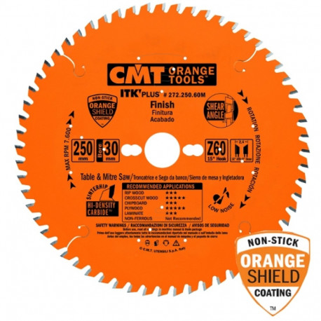 ITK PLUS FINISH SAW BLADE HW 190X1.7X30(+20+16) Z=42 ATB+SHEAR