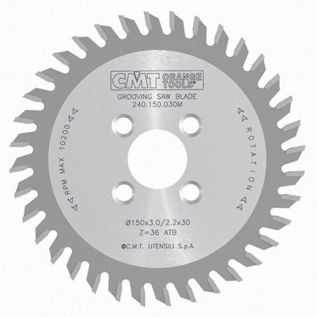 GROOVING SAW BLADE 150X5/3X30 Z=36 FLAT