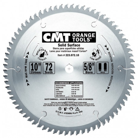SAW BLADE FOR CORIAN® D=160X2.2X20 T=48 MTCG