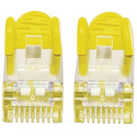 Intellinet Network Patch Cable, Cat6A, 0.5m, Yellow, Copper, S/FTP, LSOH / LSZH, PVC, RJ45, Gold Pla