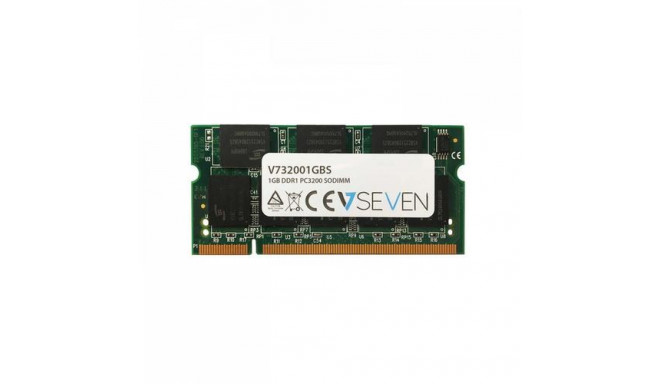 V7 1GB DDR1 PC3200 - 400mhz SO DIMM Notebook Memory Module - V732001GBS