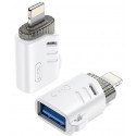 XO adapter USB-Lightning OTG, white (NB256A)