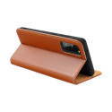 Leather case SMART PRO for SAMSUNG S24 brown