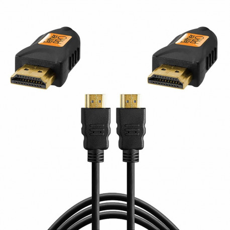 TetherPro HDMI A to HDMI A 1.8m Black