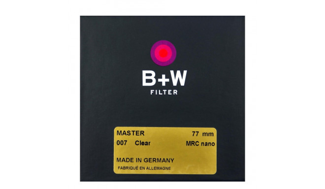 B+W Filter Clear Filter 37mm XS-Pro MRC Nano