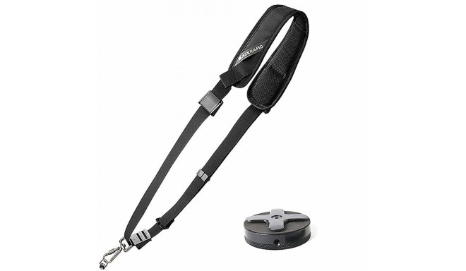 Tether Tools TabStrap-Black Rapid Strap Kit with Connect Lite + D-Ring