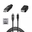 TetherPro USB-C to 2.0 Micro-B 5- Pin 4.6 m Black