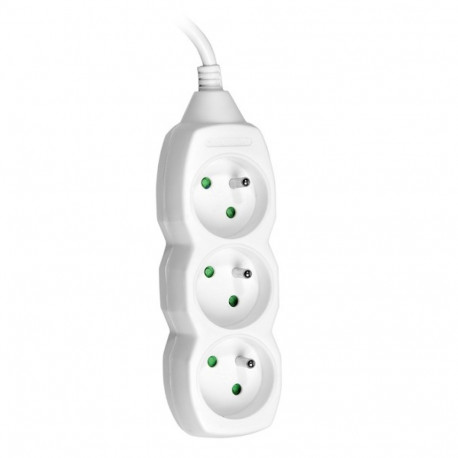 PowerWatch 3-Outlet Power Strip, 3m – Black