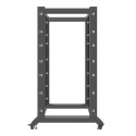 Open rack 32U 600x1000 black