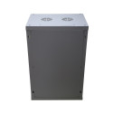 Rack cabinet 15U 600x600mm grey hanging