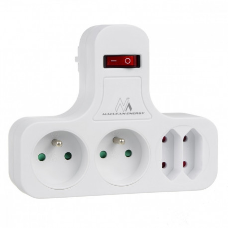 The Maclean MCE224 is a high-quality power strip (extension lead) designed for home