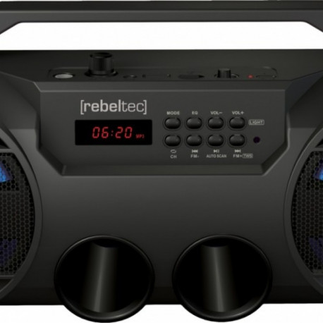 The Rebeltec SoundBox 440 is a versatile, portable Bluetooth speaker designed for h