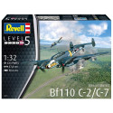Plastic model Messerschmitt BF-110-C7