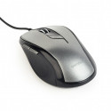 Gembird hiir USB MUS-6B-01-BG, must/hall