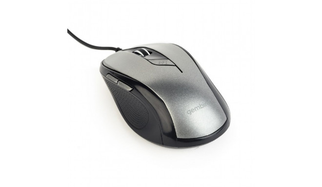 Optical mouse USB black-gray