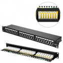 Patchpanel 24 ports CAT6 STP V2