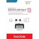 SanDisk mälupulk 128GB Ultra Dual Drive USB 3.1 Type-C 150MB/s