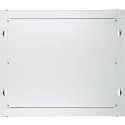 Wall cabinet rack 9U 600x450 gray glass door