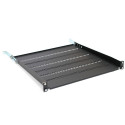 Shelf for 450mm 19 "483x450mm 1U black cabinet with adjustable and support